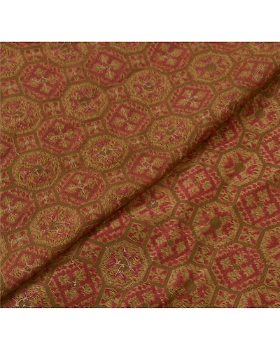 Sanskriti Vintage Green Sarees Art Silk Hand Beaded Woven Craft Fabric Sari, PS-55191-Green-Woven Work-Art Silk-3