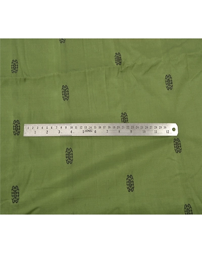 Sanskriti Vintage Green Sarees Art Silk Woven Craft Fabric Premium 5 Yard Sari, PS-55235-Green-Woven Work-Art ( Artificial) Silk-4