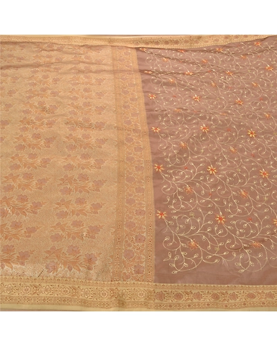 Sanskriti Vintage Rusty Purple Sarees Art Silk Woven Craft Fabric Premium Sari, PS-55343-Rusty Purple-Woven Work-Art ( Artificial) Silk-3