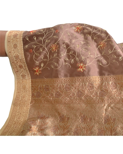 Sanskriti Vintage Rusty Purple Sarees Art Silk Woven Craft Fabric Premium Sari, PS-55343-Rusty Purple-Woven Work-Art ( Artificial) Silk-6