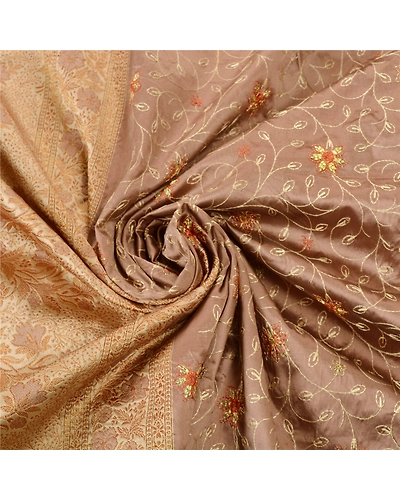 Sanskriti Vintage Rusty Purple Sarees Art Silk Woven Craft Fabric Premium Sari, PS-55343-Rusty Purple-Woven Work-Art ( Artificial) Silk-7