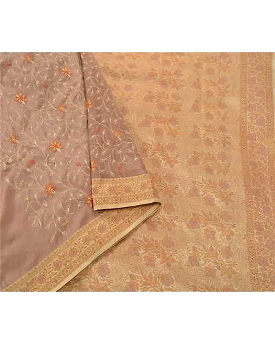 Sanskriti Vintage Rusty Purple Sarees Art Silk Woven Craft Fabric Premium Sari, PS-55343-Rusty Purple-Woven Work-Art ( Artificial) Silk-8