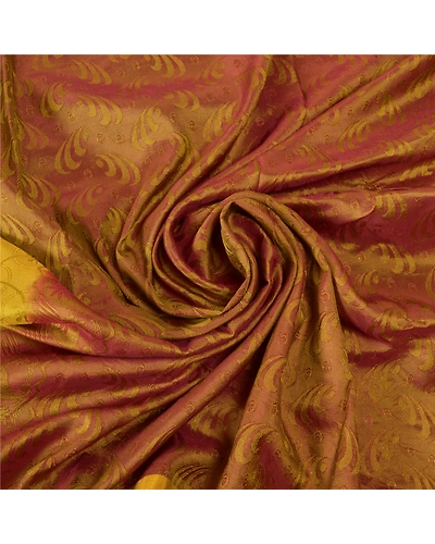 Sanskriti Vintage Green Indian Sari 100% Pure Silk Sarees Premium Craft Fabric, PS-55592-Shade Of Green-Woven Work-100% Pure Silk-6