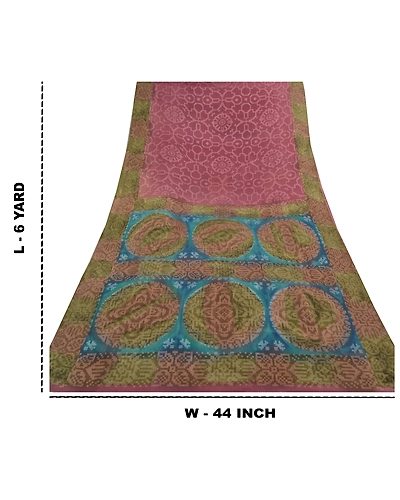 Sanskriti Vintage Purple Indian Sari Pure Silk Hand Woven Sarees Craft Fabric, PS-56066-Purple-Hand Woven Work-100% Pure Silk-1