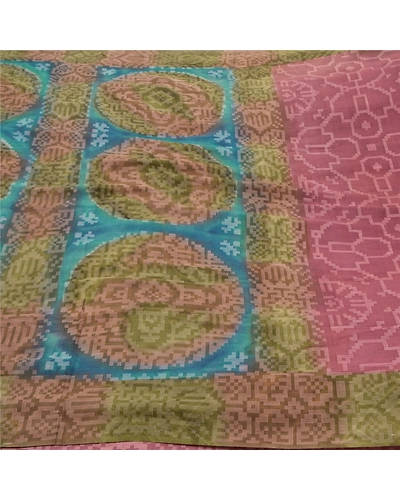 Sanskriti Vintage Purple Indian Sari Pure Silk Hand Woven Sarees Craft Fabric, PS-56066-Purple-Hand Woven Work-100% Pure Silk-3