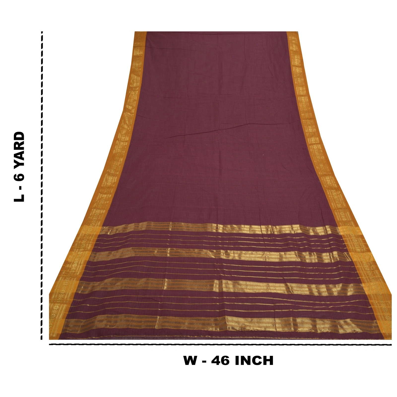 Sanskriti Vintage Purple Sarees Pure Cotton Woven Chettinad/Kandangi Sari Fabric, PS-56077-Purple-Woven Work-100% Pure Cotton-1