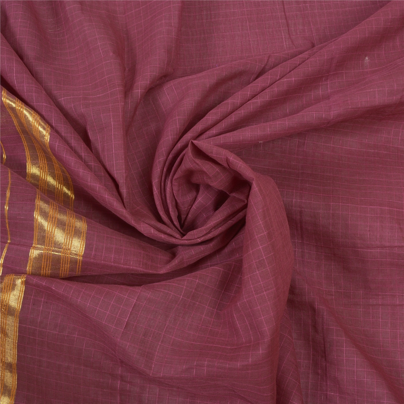 Sanskriti Vintage Purple Sarees Pure Cotton Woven Chettinad/Kandangi Sari Fabric, PS-56077-Purple-Woven Work-100% Pure Cotton-6