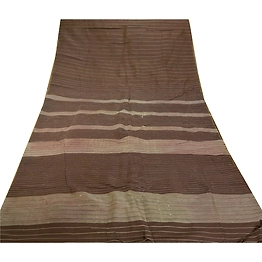 Sanskriti Vintage Green Sarees Art Silk Woven Fabric Premium Sari Blouse Piece, PS-55120