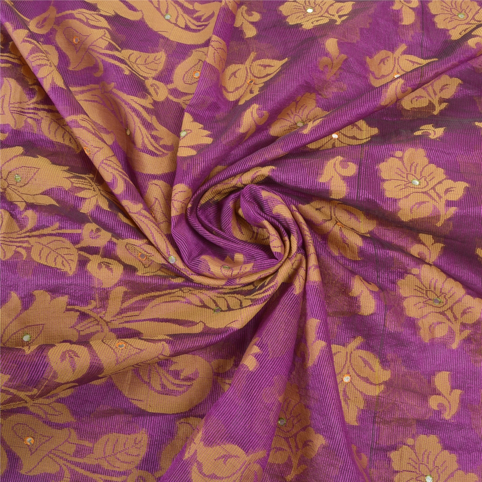 Sanskriti Vintage Purple Sarees Art Silk Hand-Woven Sari Fabric Stitched Blouse, PS-57096-Purple-Hand- Woven Work-Art (Artificial) Silk-6