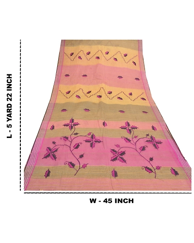 Sanskriti Vintage Purple Sarees Pure Cotton Woven Chettinad/Kandangi Sari Fabric, PS-57204-Purple-Woven Work-100% Pure Cotton-1