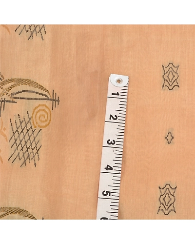 Sanskriti Vintage Beige Indian Sari 100% Pure Silk Woven Premium Sarees Fabric, PS-57226-Shade Of Beige-Woven Work-100% Pure Silk-6