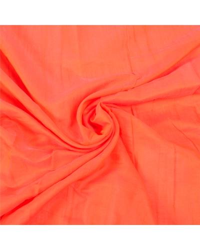 Sanskriti Vintage Orange Indian Sarees Pure Silk Woven Sari 5 Yard Fabric, PS-57250-Orange &amp; Green-Woven Work-100% Pure Silk-6