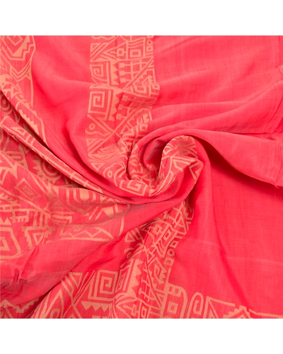 Sanskriti Vintage Hand-Woven Cotton Silk Sarees Pink Premium Indian Sari Fabric, PS-57652-Shade Of Pink-Hand Woven Work-Cotton Silk-6