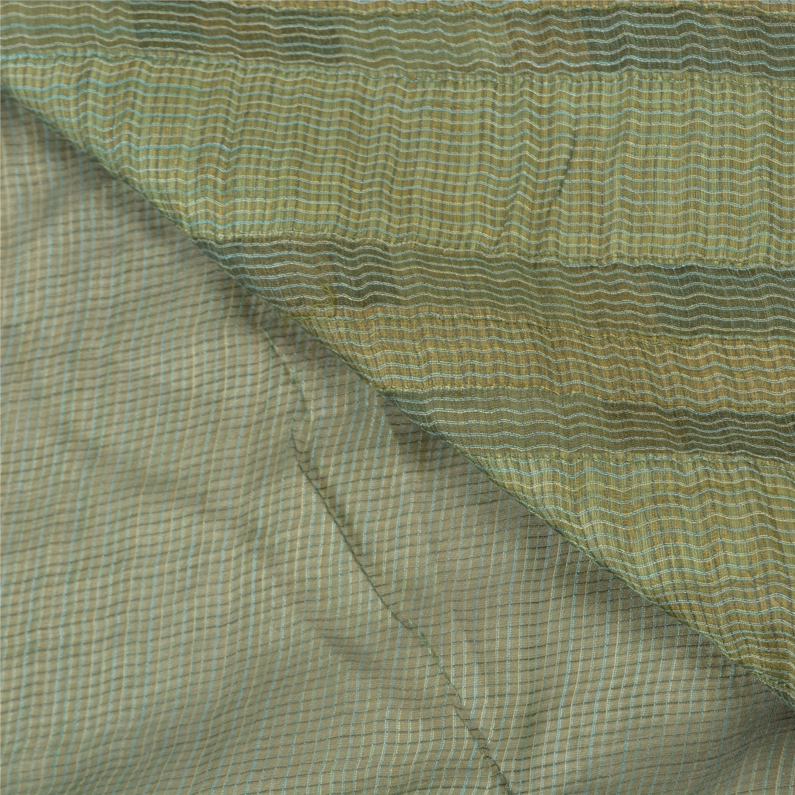 Sanskriti Vintage Green Sarees 100% Pure Silk Embroidered Kota Sari Fabric, PS-57700-Green-Thread Work-100% Pure Silk-3