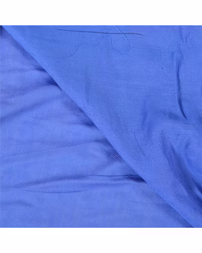 Sanskriti Vintage Blue Sarees Blend Silk Embroidered Premium Sari Craft Fabric, PS-58005-Shade Of Blue-Patch Work-Blend Silk-2