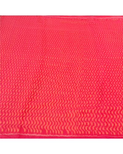 Sanskriti Vintage Red Indian Sarees 100% Pure Silk Woven 5 Yard Sari Fabric, PS-58248-Shade Of Red-Woven Work-100% Pure Silk-3
