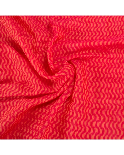 Sanskriti Vintage Red Indian Sarees 100% Pure Silk Woven 5 Yard Sari Fabric, PS-58248-Shade Of Red-Woven Work-100% Pure Silk-6