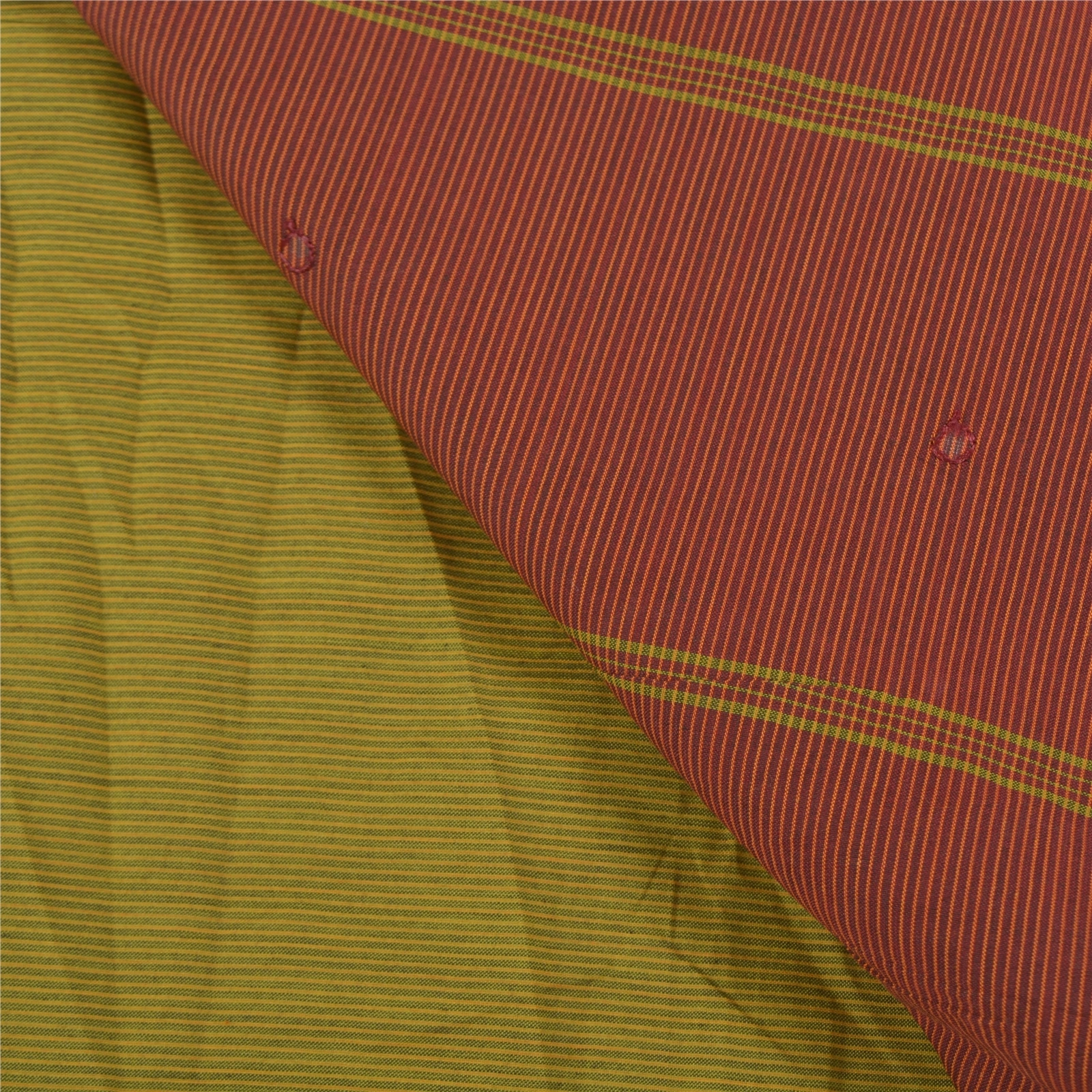 Sanskriti Vintage Green Indian Sarees Art Silk Woven Ilkal Premium Sari Fabric, PS-58393-Green &amp; Dark Red-Woven Work-Art (Artificial) Silk-2