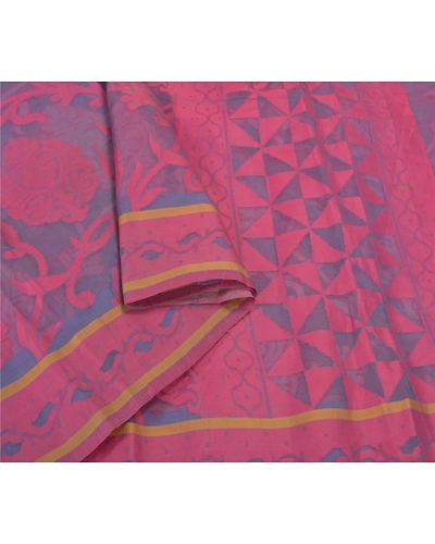Sanskriti Vintage Blue Sarees Pure Organza Silk Woven Premium Sari Fabric, PS-59718-Shade Of Blue-Woven Work-100% Pure Organza Silk-10