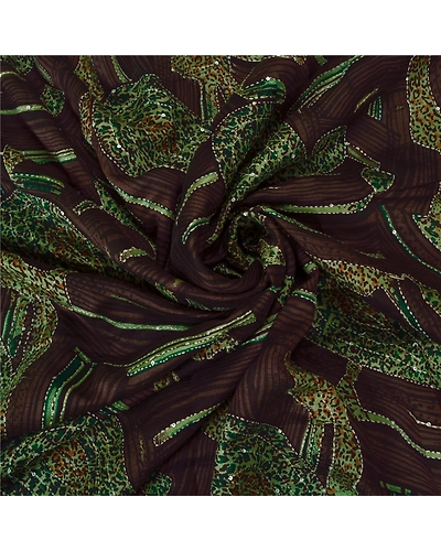 Sanskriti Vintage Purple Sarees Pure Silk Hand Embroidered Kantha Sari Fabric, PS-60034-Shade Of Purple &amp; Green-Thread Work-100% Pure Silk-6
