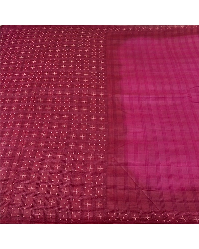 Sanskriti Vintage Purple Sarees Pure Silk Hand Beaded Woven Premium Sari Fabric, PS-60212-Purple-Zardozi Work-Pure Silk-4