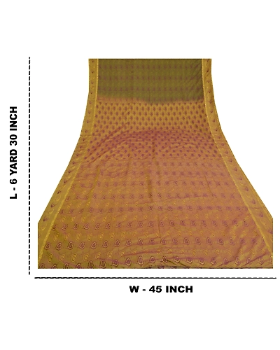 Sanskriti Vintage Green Indian Sarees Art Silk Woven Premium Sari Fabric, PS-60283-Shade Of Green-Woven Work-Art Silk-1