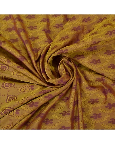 Sanskriti Vintage Green Indian Sarees Art Silk Woven Premium Sari Fabric, PS-60283-Shade Of Green-Woven Work-Art Silk-7