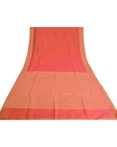 Sanskriti Vintage Pink Sarees Art Silk Woven Premium Sari Fabric Stitched Blouse, PS-61241-Pink-Woven Work-Art Silk-11