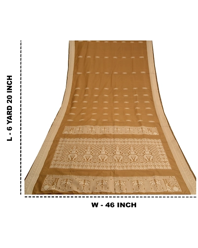 Sanskriti Vintage Heena Green Sarees Art Silk Woven Baluchari Indian Sari Fabric, PS-61818-Heena Green-Woven Work-Art Silk-1