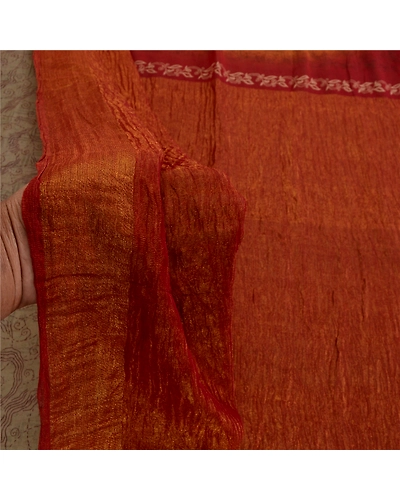Sanskriti Vintage Olive Green Pure Georgette Silk Sarees Print Sari Craft Fabric, PRG-10417-Olive Green-Printed Floral Design-Pure Georgette Silk-4