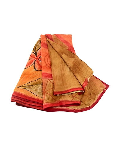Sanskriti Vintage Green Sarees Blend Georgette Printed Sari Floral Craft Fabric, PRG-10813-Green-Printed Floral Design-Blend Georgette-2