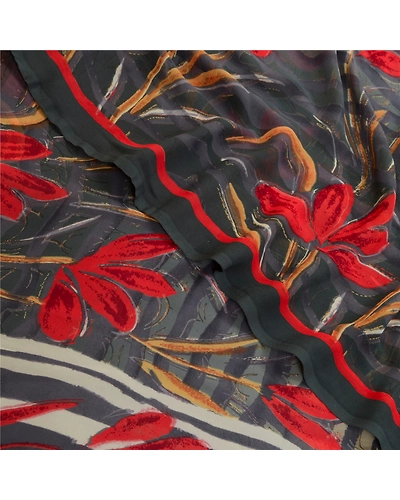 Sanskriti Vintage Sarees Multi From India Georgette Printed Sari Craft Fabric, PRG-12718-Multi-Printed Floral Design-Poly Georgette-1