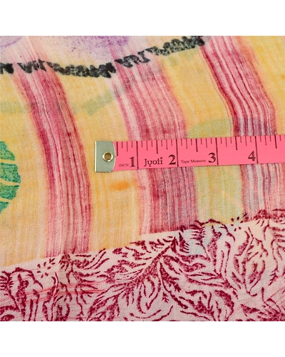 Sanskriti Vintage Sarees Purple Blend Georgette Printed Sari Soft Craft Fabric, PRG-11983-Purple-Printed Floral Design-Blend Georgette-3