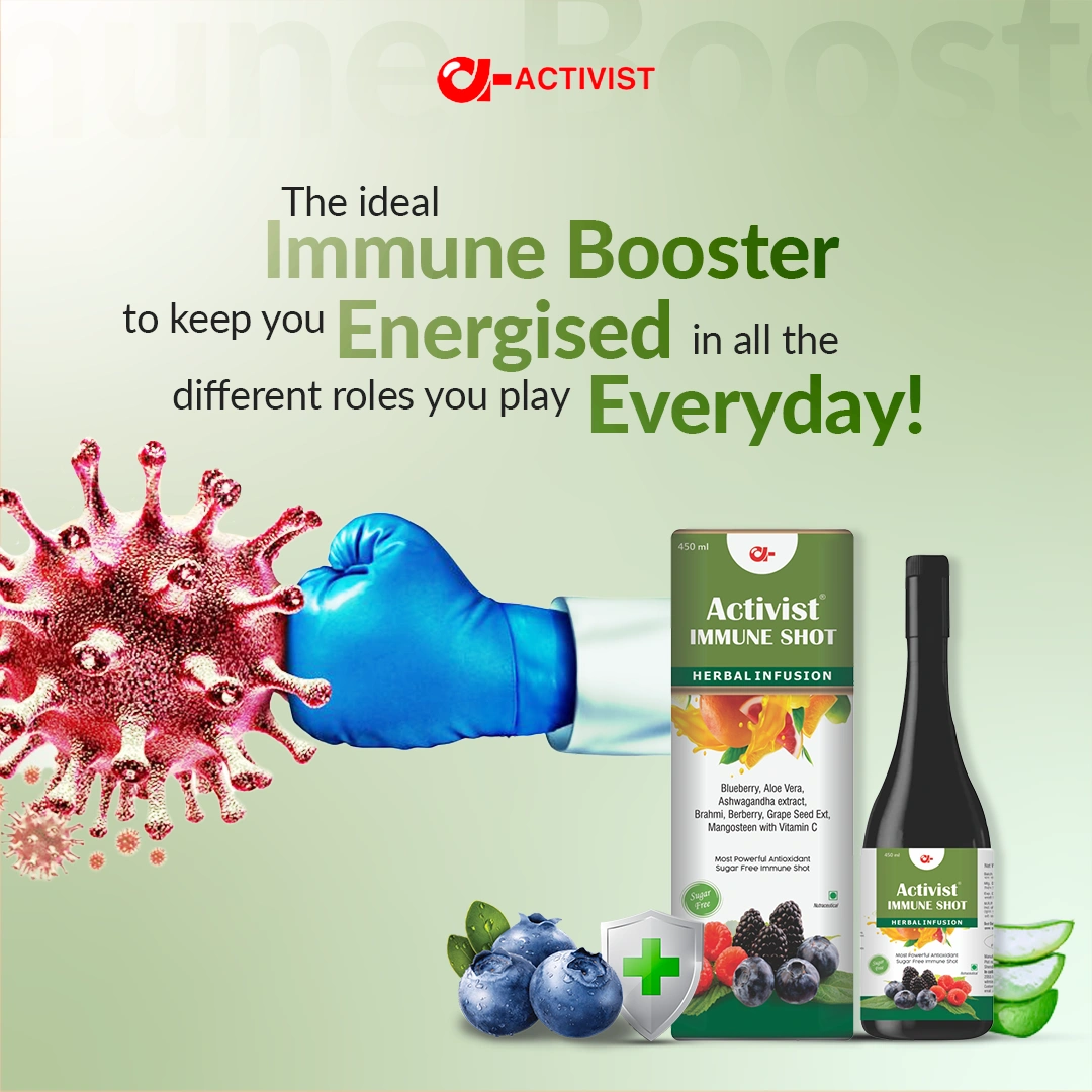 Activist Immune shot is to overcome Hypertension, Helps boost immunity, Acts as an antioxidant, Improves Stamina, Maintain good skin health, new cell regeneration-3