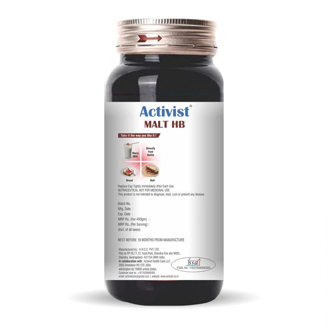 Activist Malt HB spread is a complete family nourishment for health &amp; stamina containing calcium, iron and vitamin supplements-2