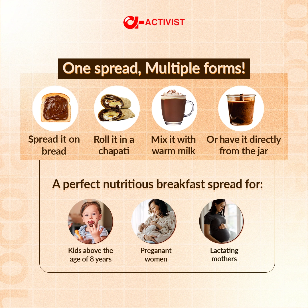 Activist Malt HB spread is a complete family nourishment for health &amp; stamina containing calcium, iron and vitamin supplements-4