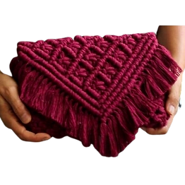 Macrame Cotton Purse-MCP06
