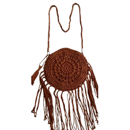 Macrame Cotton Round Bag-MRP03