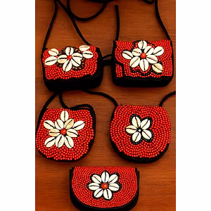 Red Wallet Beaded Bag Wholesale Bulk Supplier & Exporter