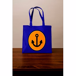 blue cotton shopping bag reusable dyed cotton tote bag for wholesale bulk export supply