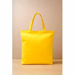 yellow cotton shopping bag reusable dyed cotton tote bag for wholesale bulk export supply