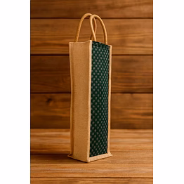 natural jute bottle bags eco-friendly promotional and gift packaging made from unlaminated jute for wholesale export supply