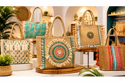 Fashion tote bags eco-friendly handcrafted wholesale for modern retailers