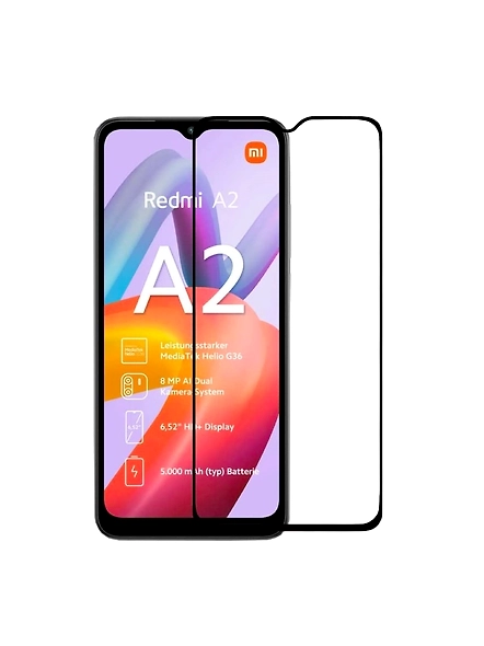 REDMI A2 TEMPERED GLASS