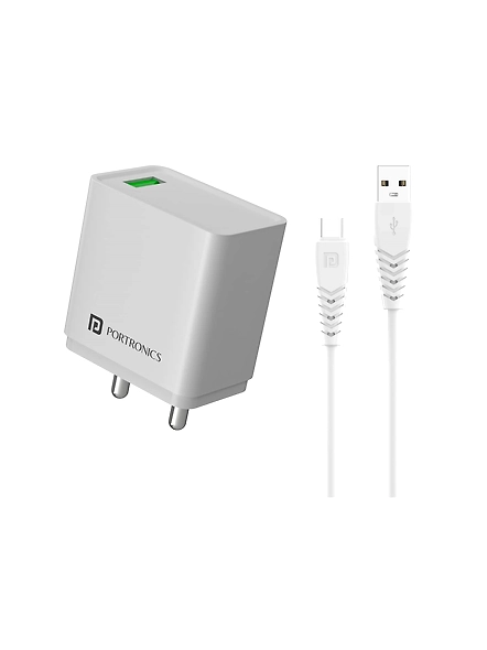PORTRONICS POR 10017 ADAPTO 18W CHARGER WITH CABLE