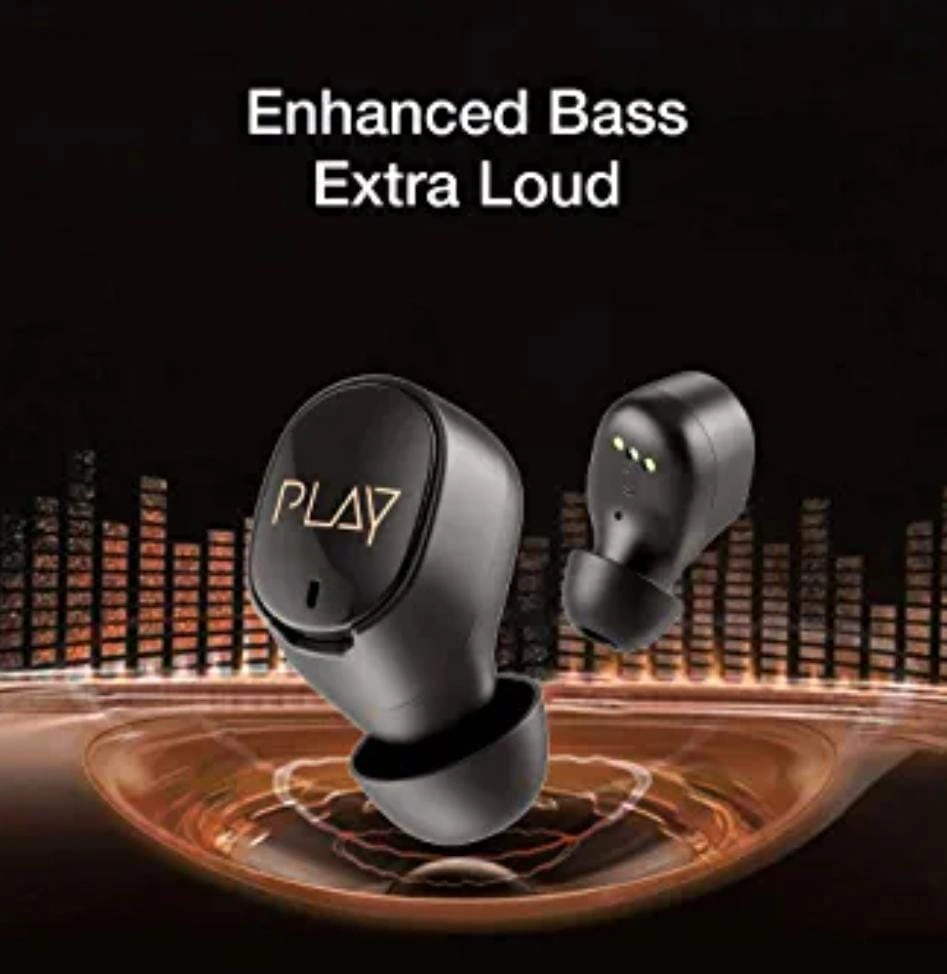 PLAY GO T20 EARBUDS-Black &amp; Copper-1