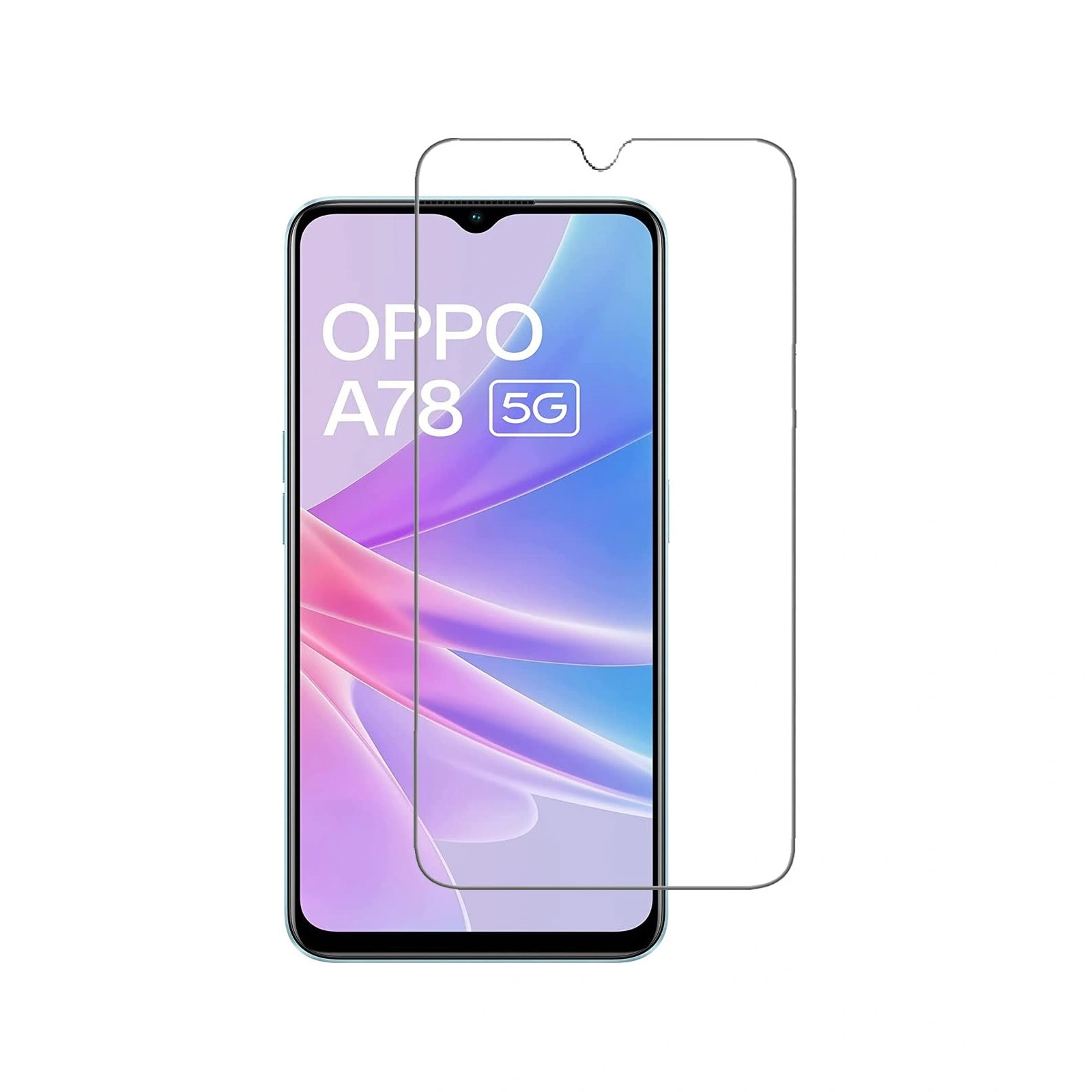 OPPO A78 5G TEMPERED GLASS-a785g-t