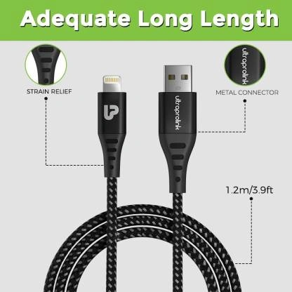 ULTRAPROLINK UL1068BLK-0120 USB CABLE-Black-1