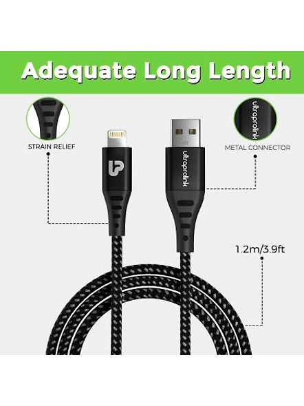ULTRAPROLINK UL1068BLK-0120 USB CABLE-Black