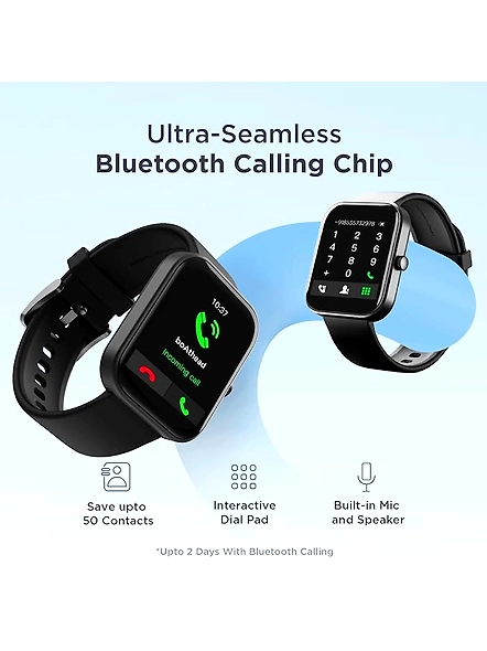 BOAT WAVE ELECTRA SMARTWATCH-Charcoal Black